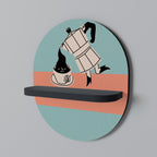 POWER ESPRESSO Decorative Art Shelf