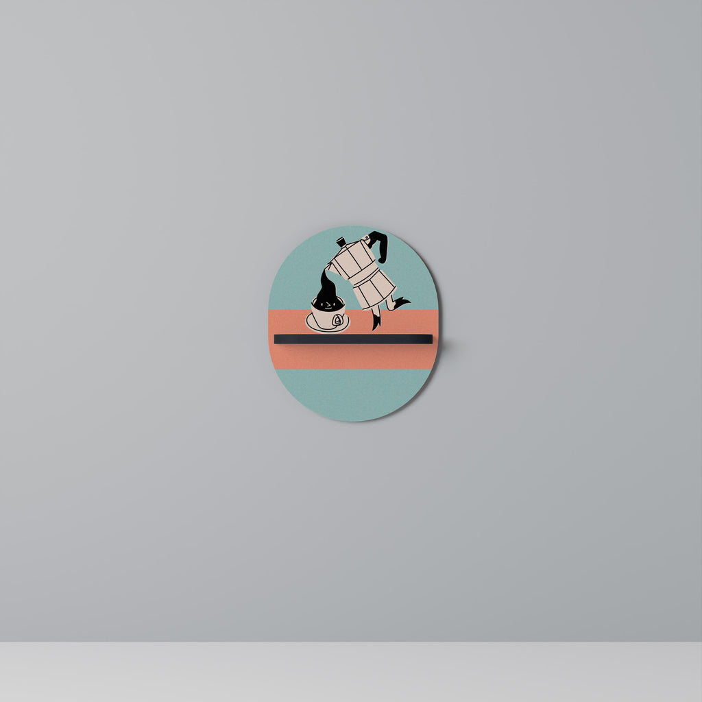 POWER ESPRESSO Decorative Art Shelf