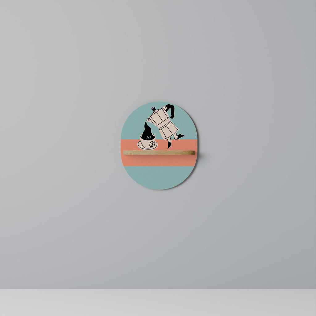 POWER ESPRESSO Decorative Art Shelf