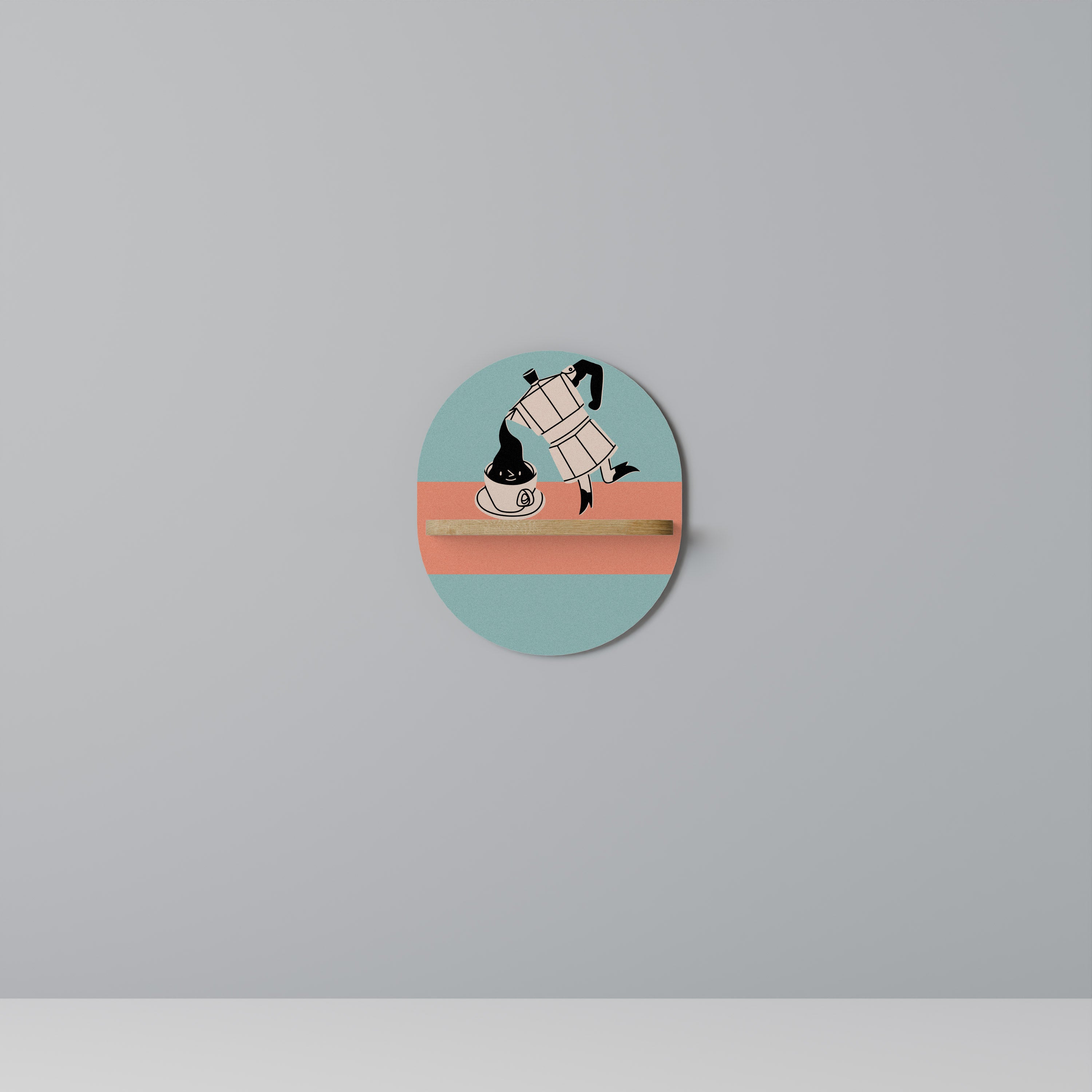 POWER ESPRESSO Decorative Art Shelf