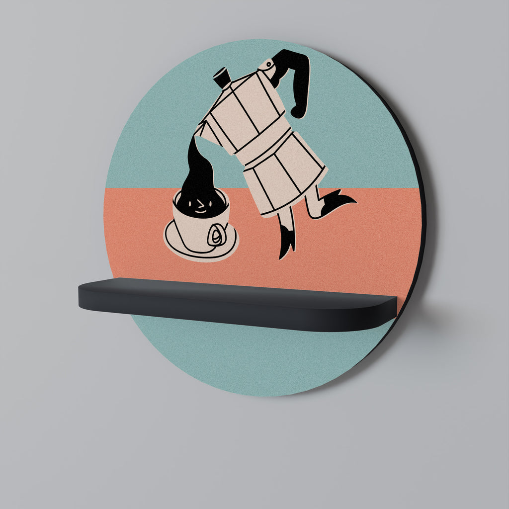 POWER ESPRESSO Decorative Art Shelf