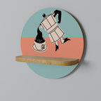 POWER ESPRESSO Decorative Art Shelf