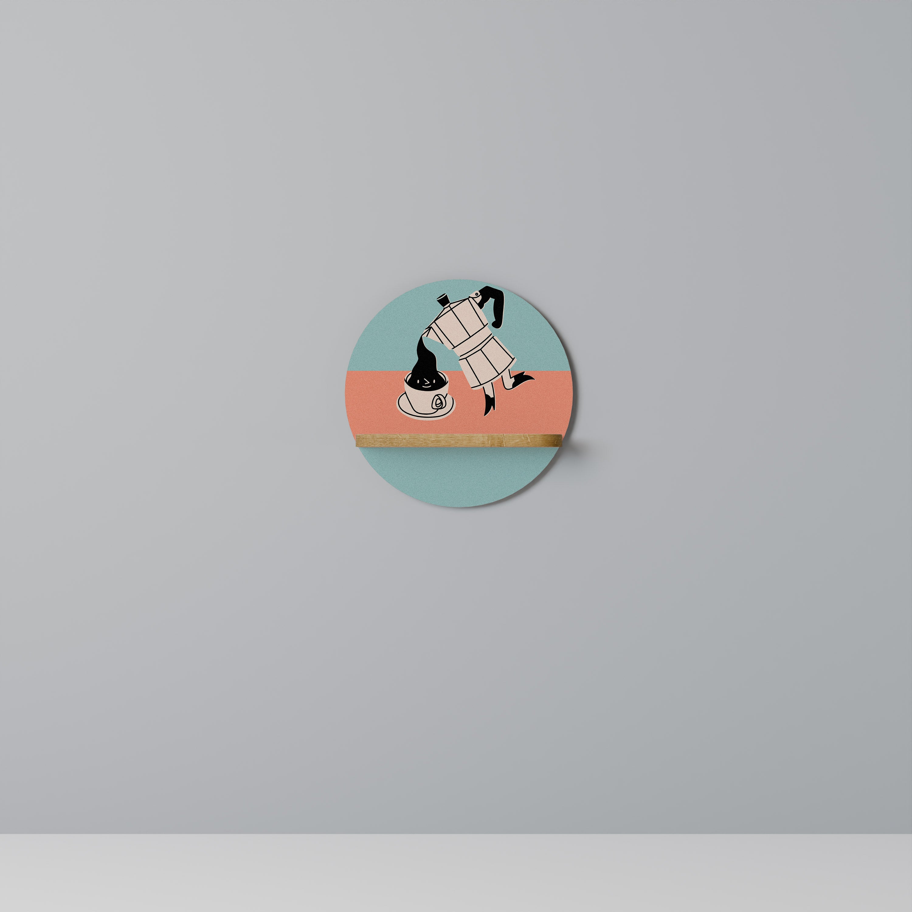 POWER ESPRESSO Decorative Art Shelf