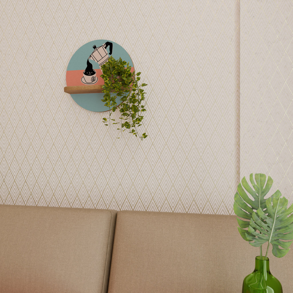 POWER ESPRESSO Decorative Art Shelf