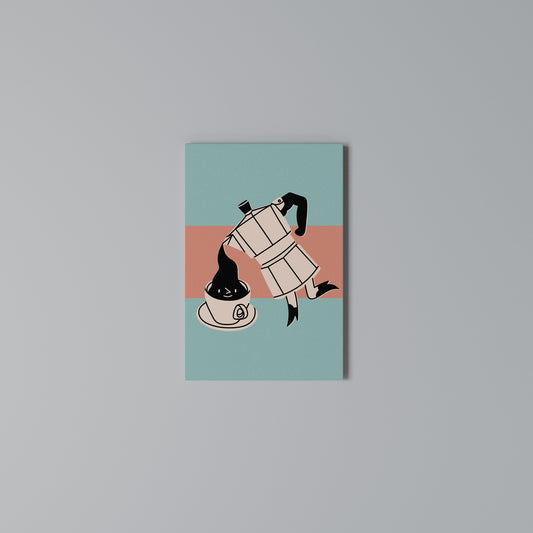 POWER ESPRESSO Vertical Canvas Print
