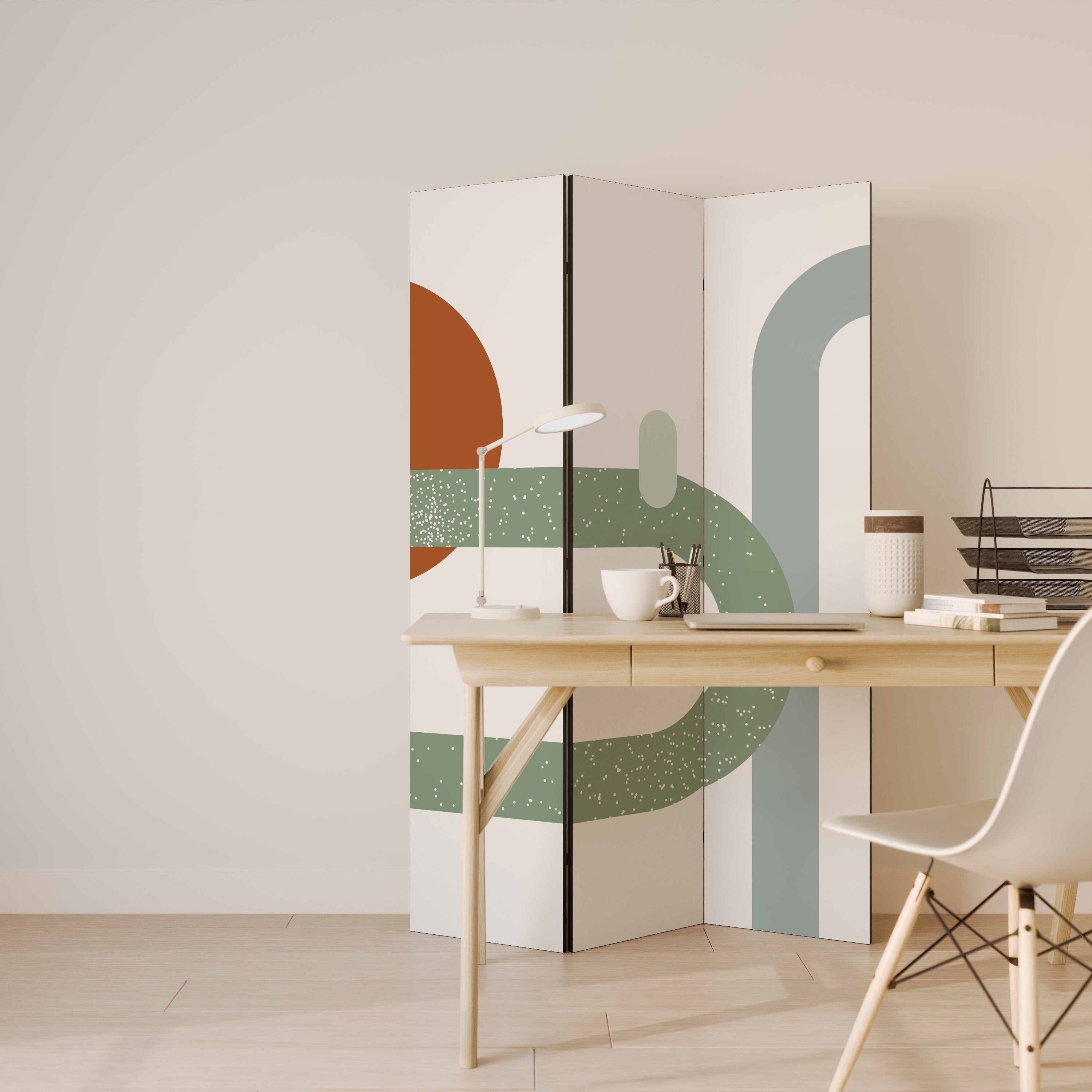 INFINITY'S EMBRACE Dekorativ rumsavdelare – 3 paneler