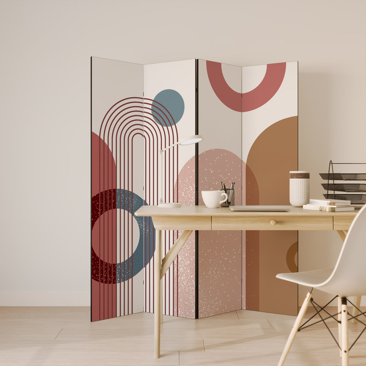 SHAPESCAPE LEAP 4-Panel Room Divider