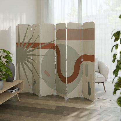 SHAPESHIFT FUSION 6-Panel Plywood Room Divider