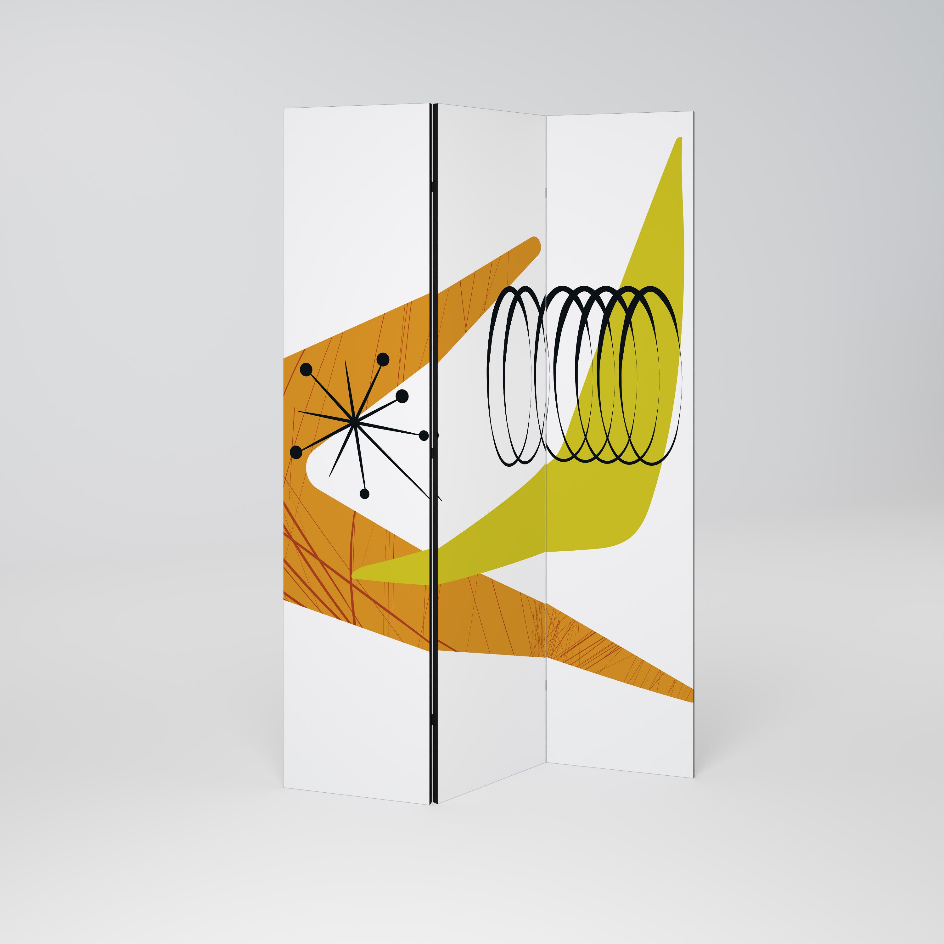 MAGNETIC HIT Dekorativ rumsavdelare – 3 paneler