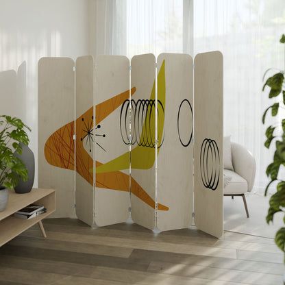 MAGNETIC HIT 6-Panel Plywood Room Divider