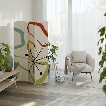 INTO THE RIM 3-Panel Plywood Room Divider