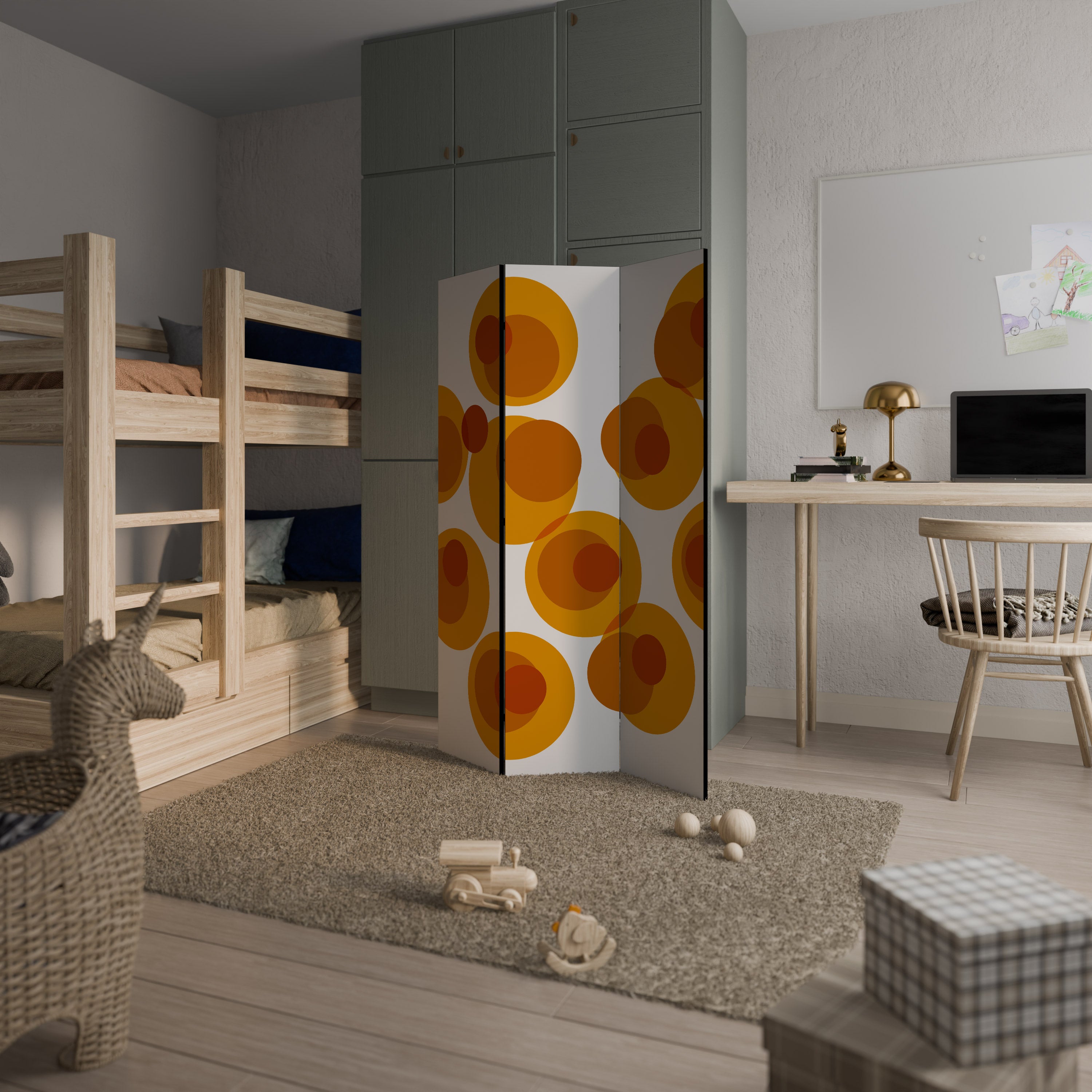 CONFIGURATION LOSS 3-Panel Room Divider