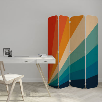 PRISM CONCUSSION 4-Panel Plywood Room Divider