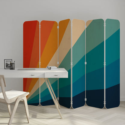 PRISM CONCUSSION 6-Panel Plywood Room Divider