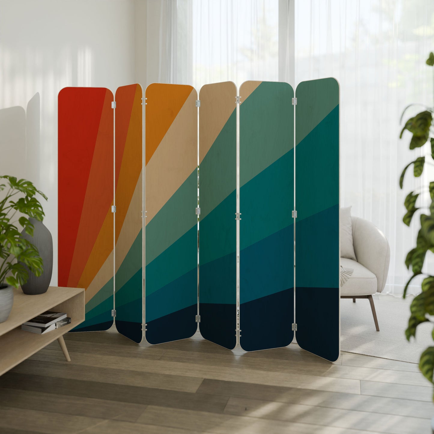 PRISM CONCUSSION 6-Panel Plywood Room Divider