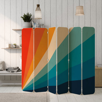 PRISM CONCUSSION 6-Panel Plywood Room Divider