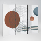 QUIET SNAPSHOT 6-Panel Room Divider