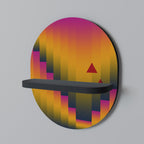 GOLDEN FADE Decorative Art Shelf