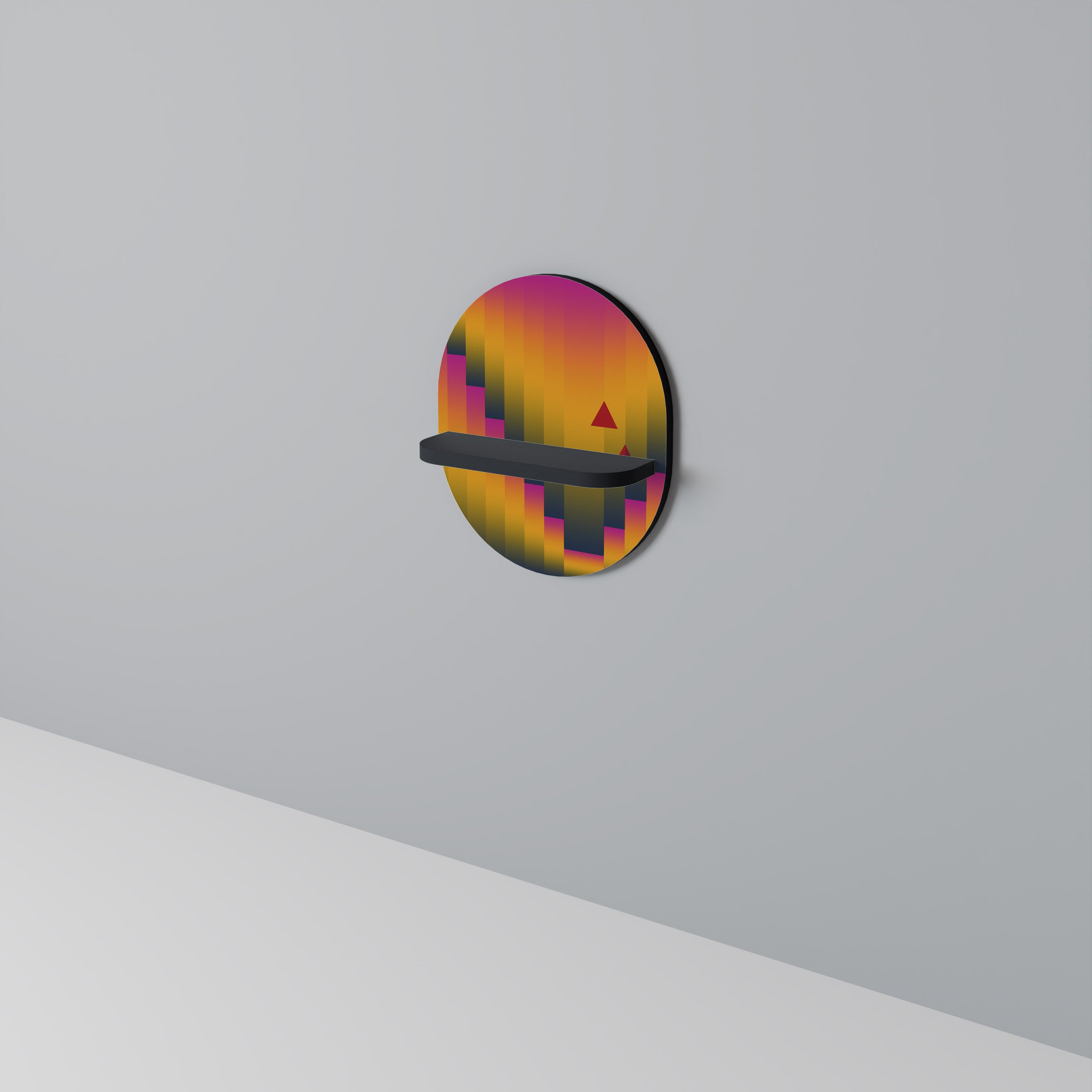 GOLDEN FADE Art Shelf