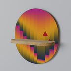 GOLDEN FADE Decorative Art Shelf