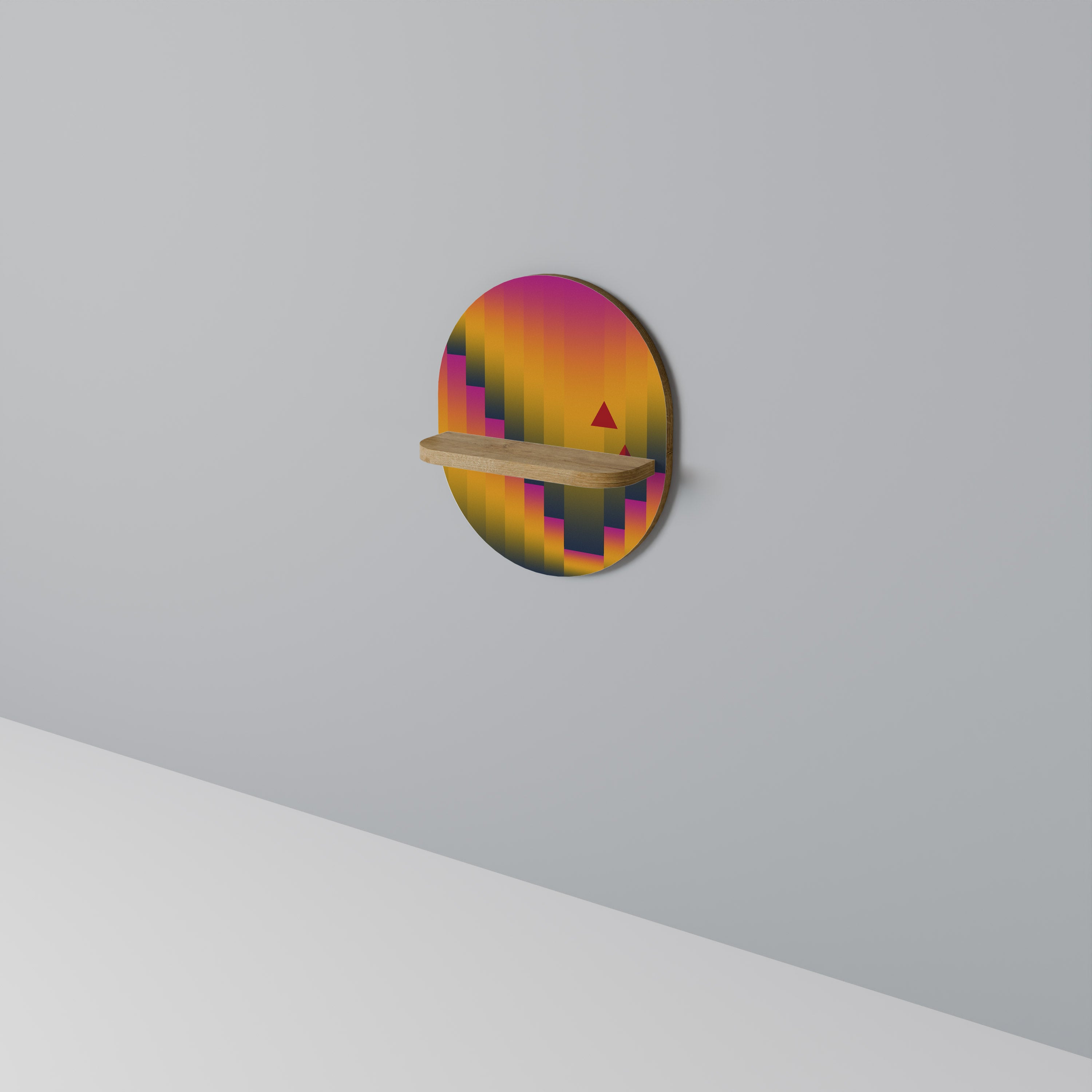 GOLDEN FADE Art Shelf