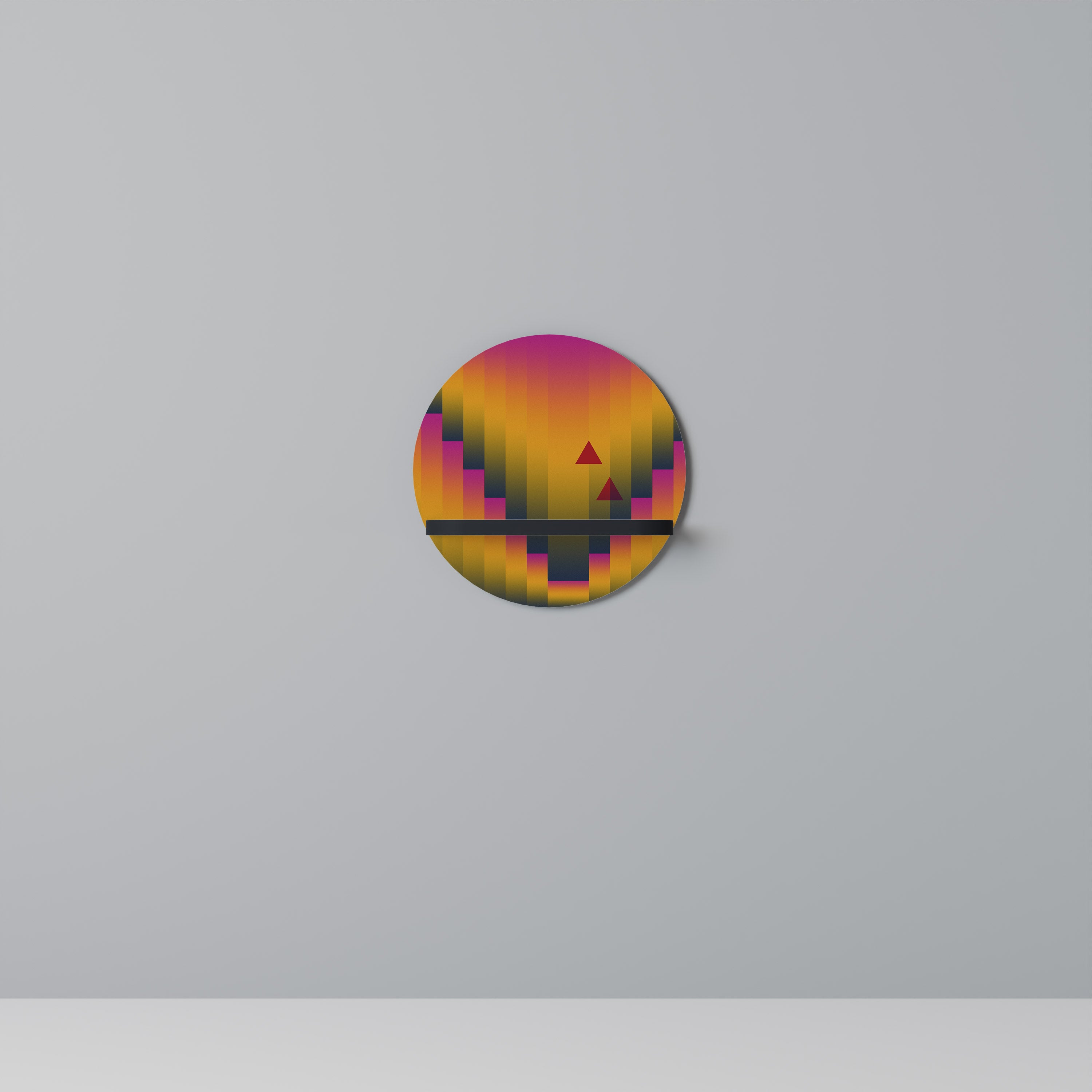 GOLDEN FADE Decorative Art Shelf