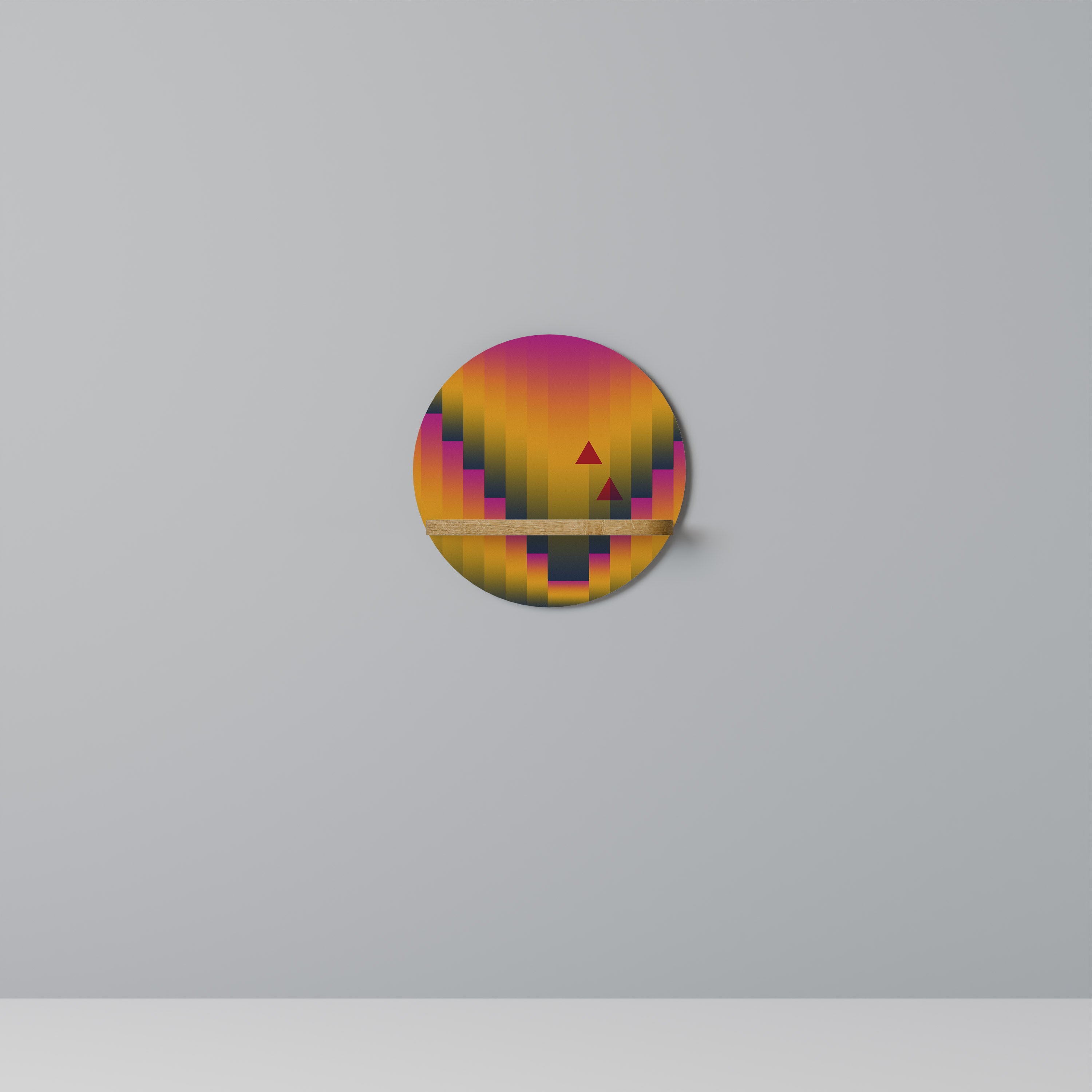 GOLDEN FADE Decorative Art Shelf