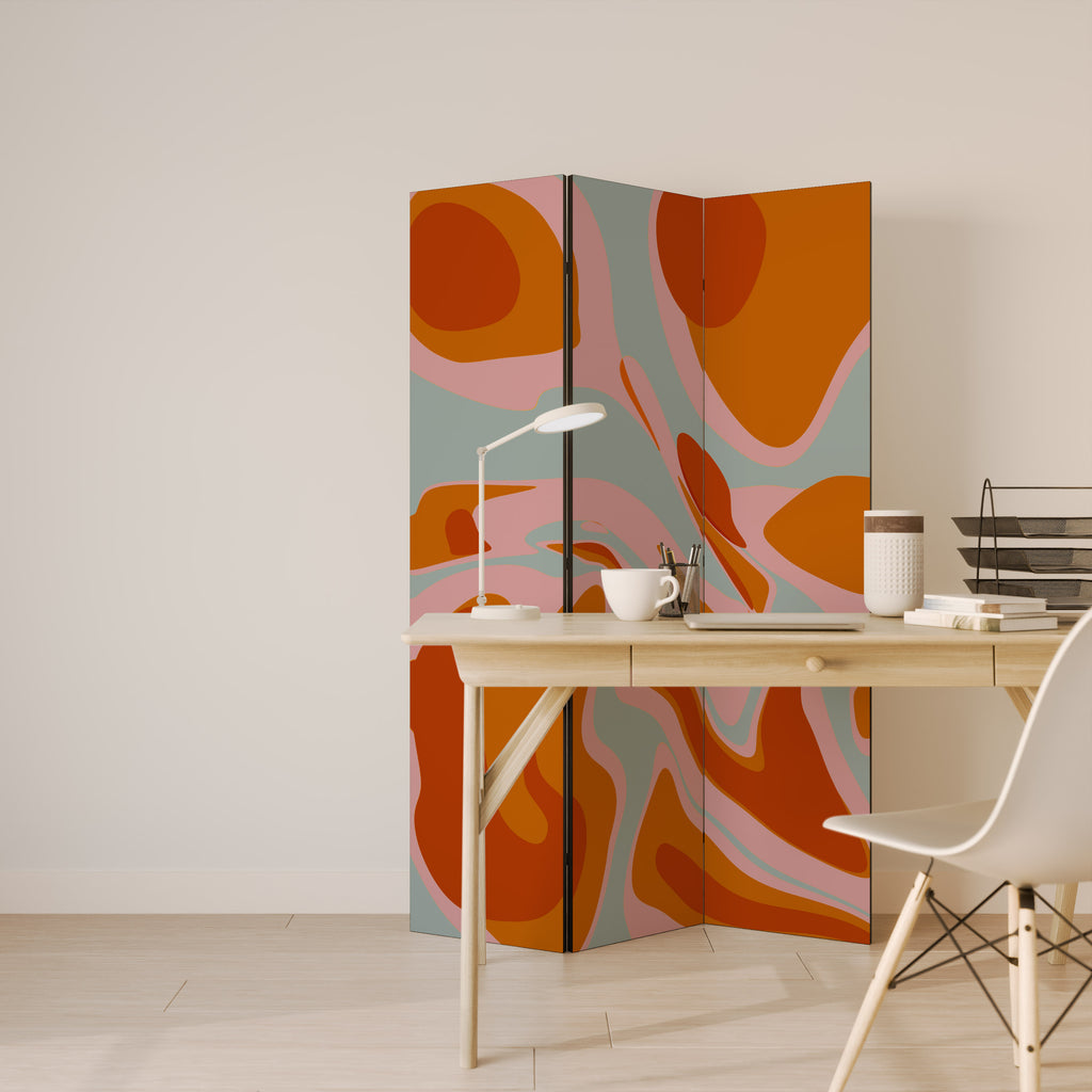 FLOATING BURN Παραβάν με 3 πάνελ