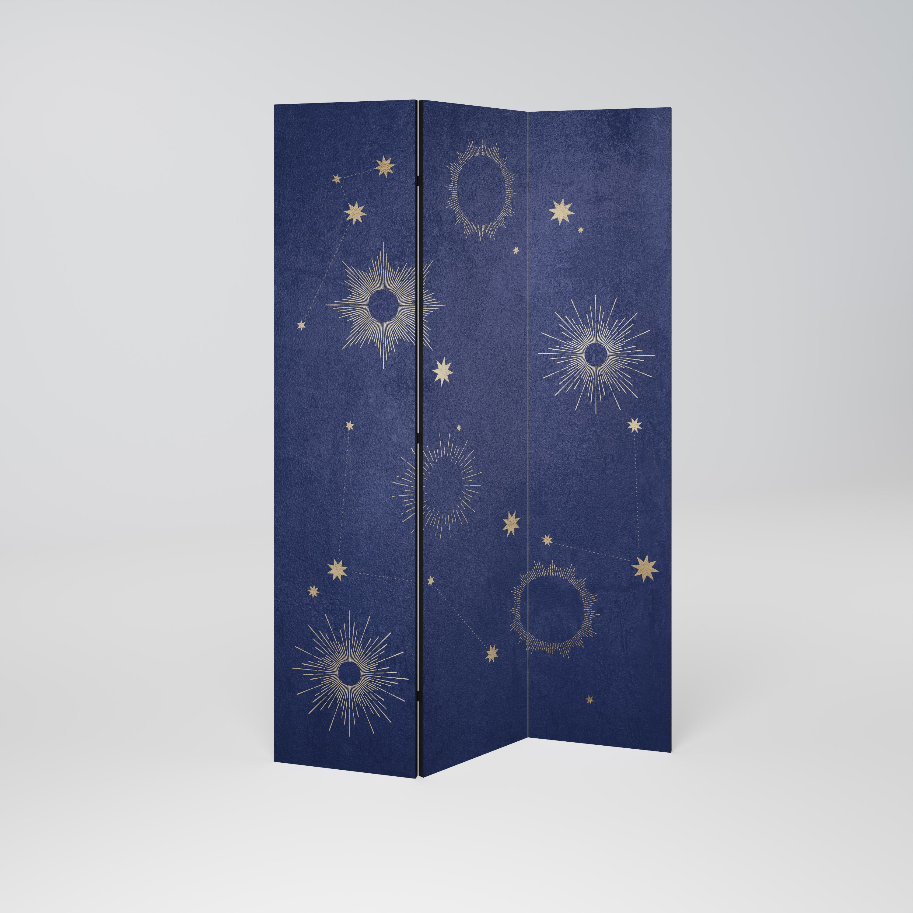 MIDNIGHT PATH 3-Panel Room Divider