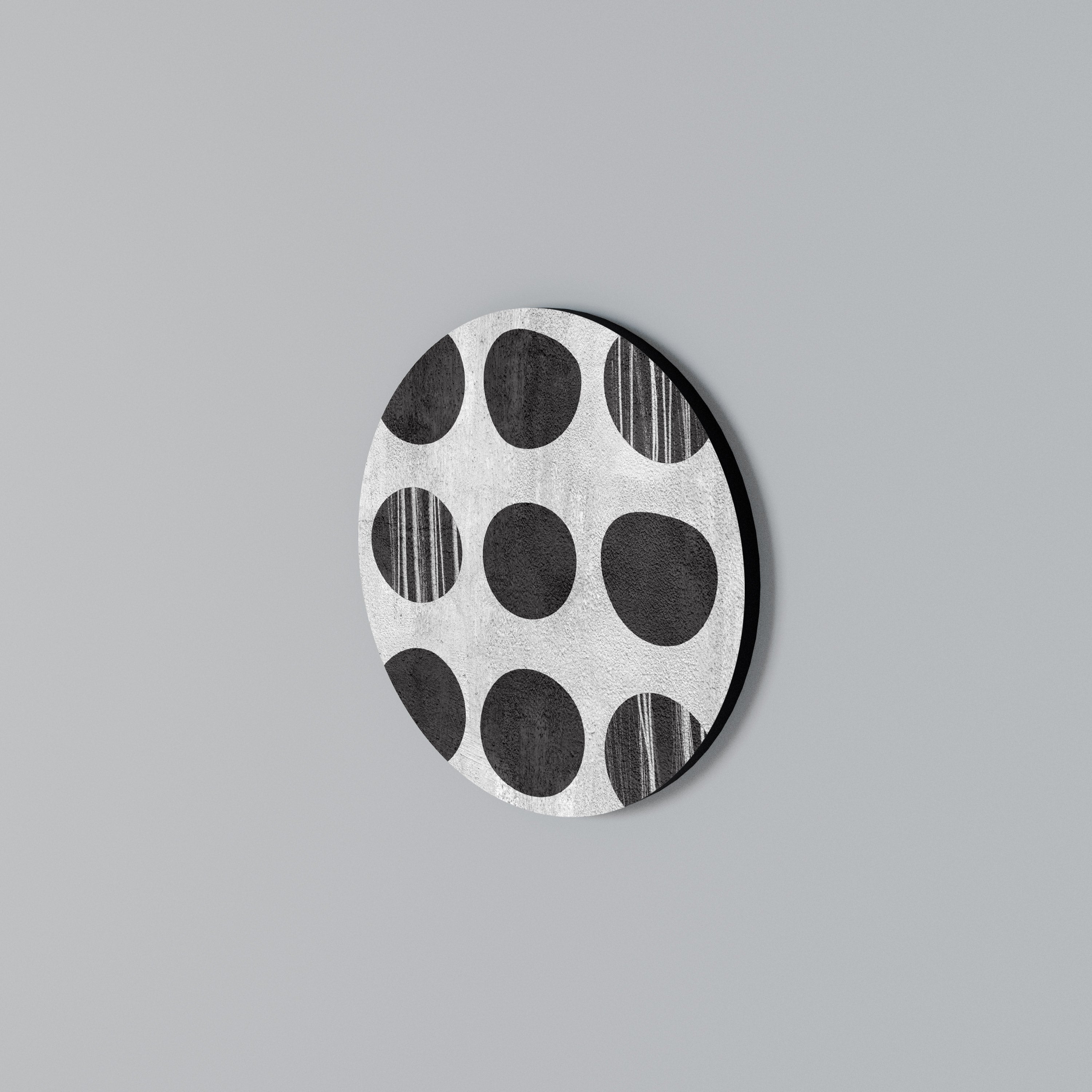 GHOSTLY GRADIENTS Rundes Wandbild