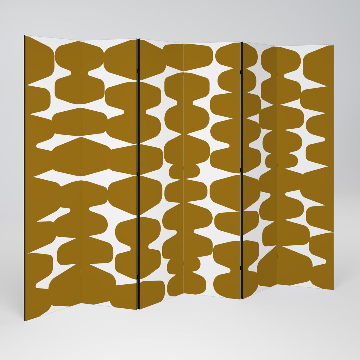 MOLTEN ECHOES 6-Panel Room Divider