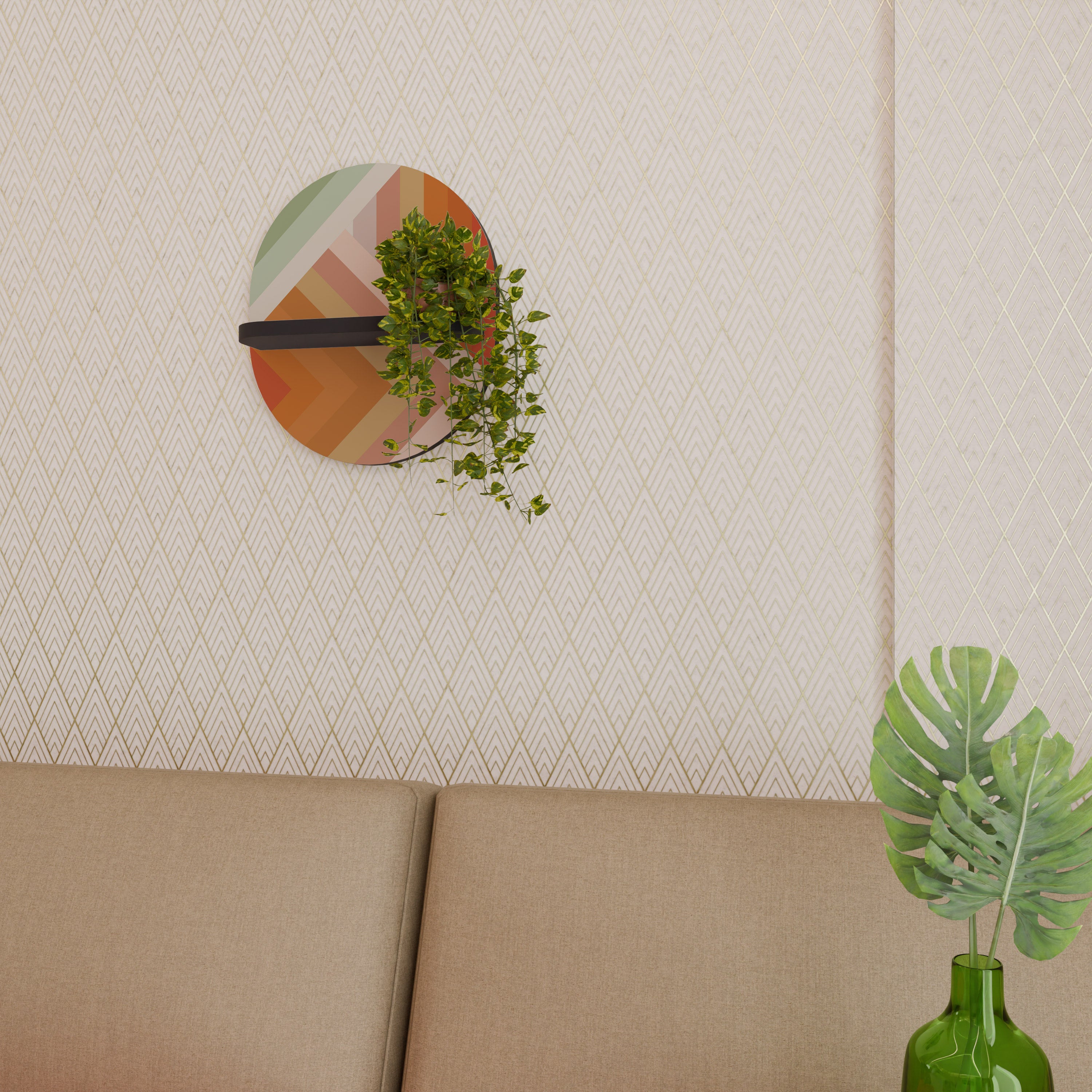 GRADIENT PICKS Decorative Art Shelf