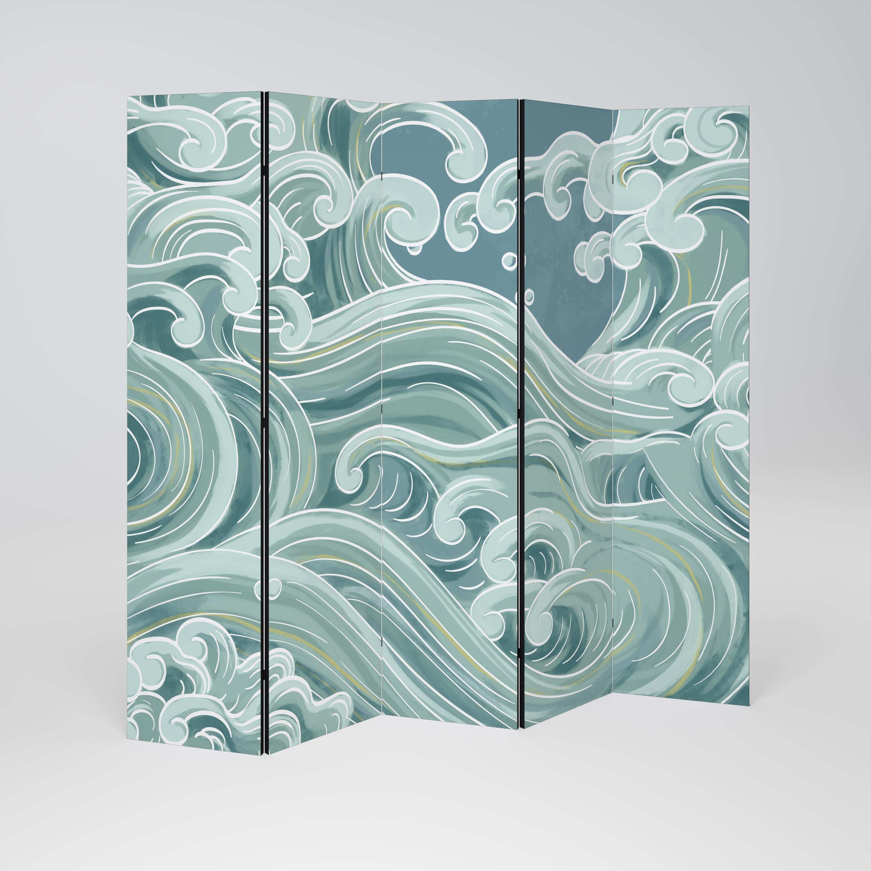 ASIAN SWAY Biombo de 5 Painéis