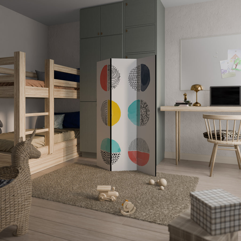 SHAPESHIFT TREASURES 3-Panel Room Divider