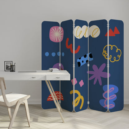 DREAMY HUMOR 5-Panel Plywood Room Divider