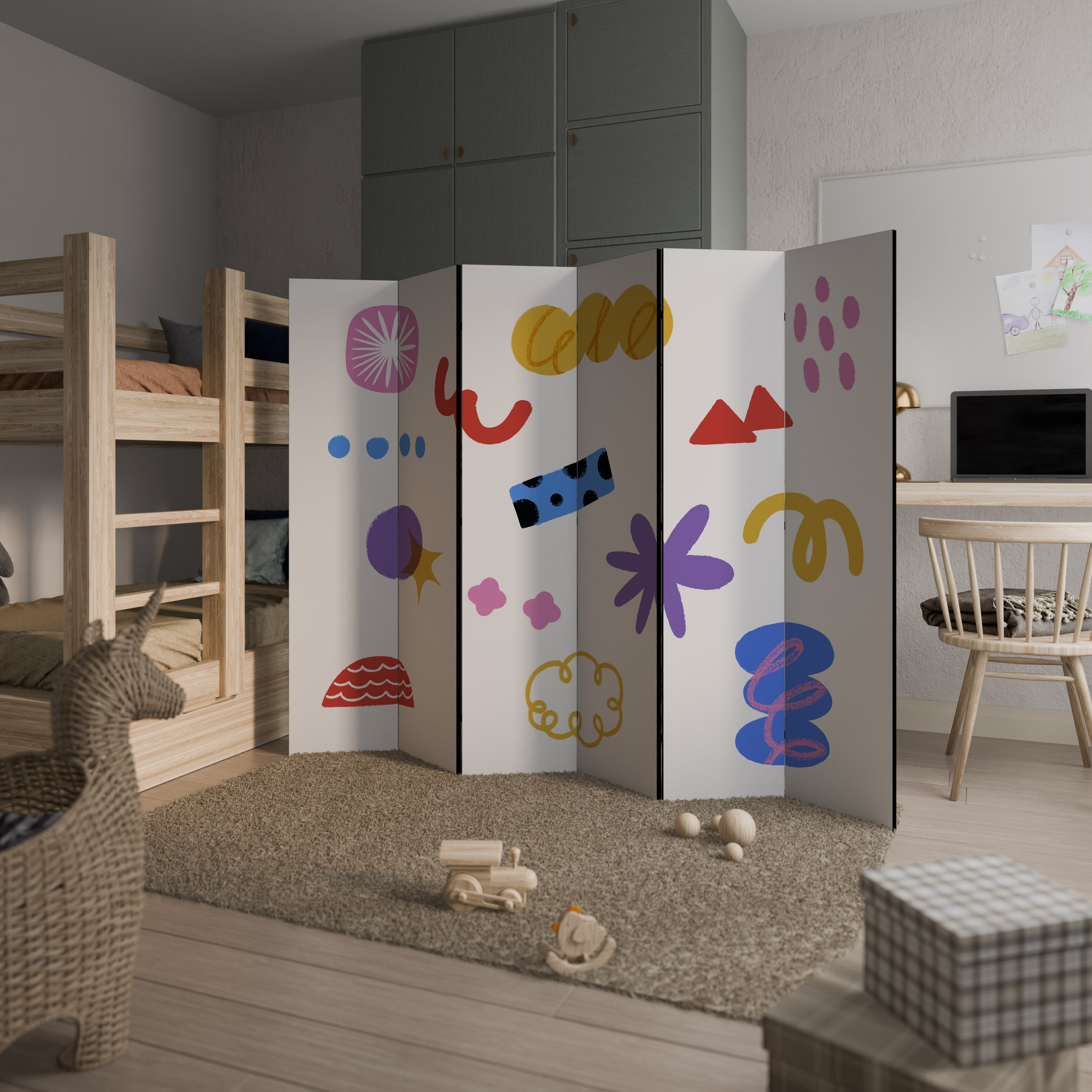 DREAMY MOOD Παραβάν με 6 πάνελ