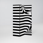 POLYLINE FUZZY Dekorativ rumsavdelare – 3 paneler