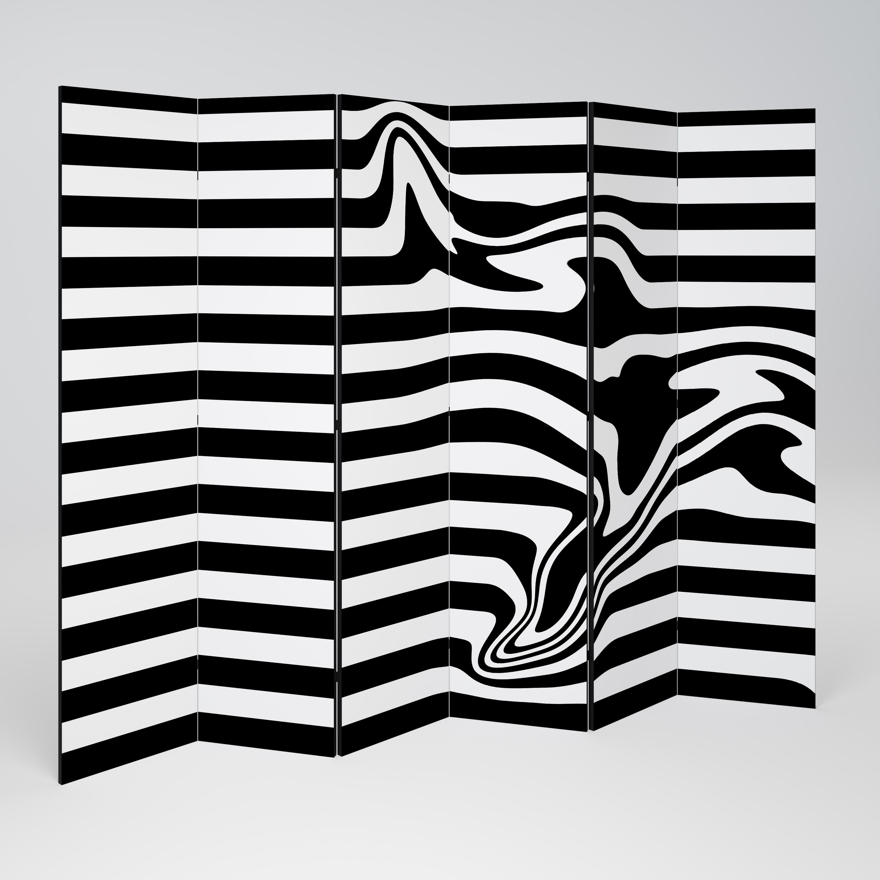 POLYLINE FUZZY Παραβάν με 6 πάνελ