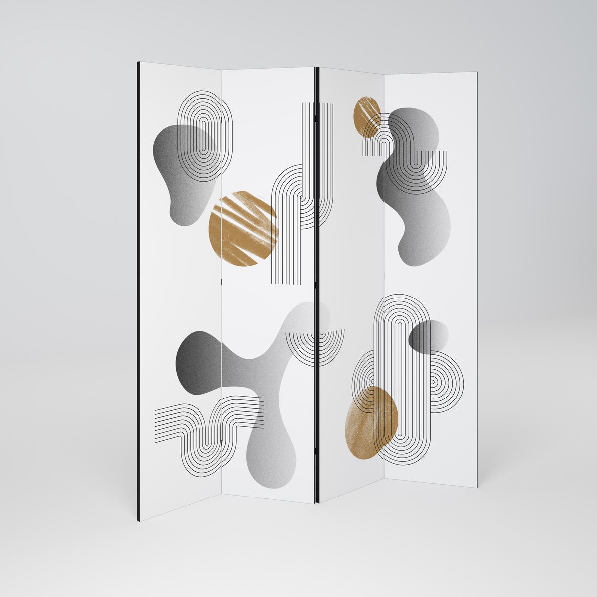 CLEAR CREATIONS Rumsavdelare 4 paneler