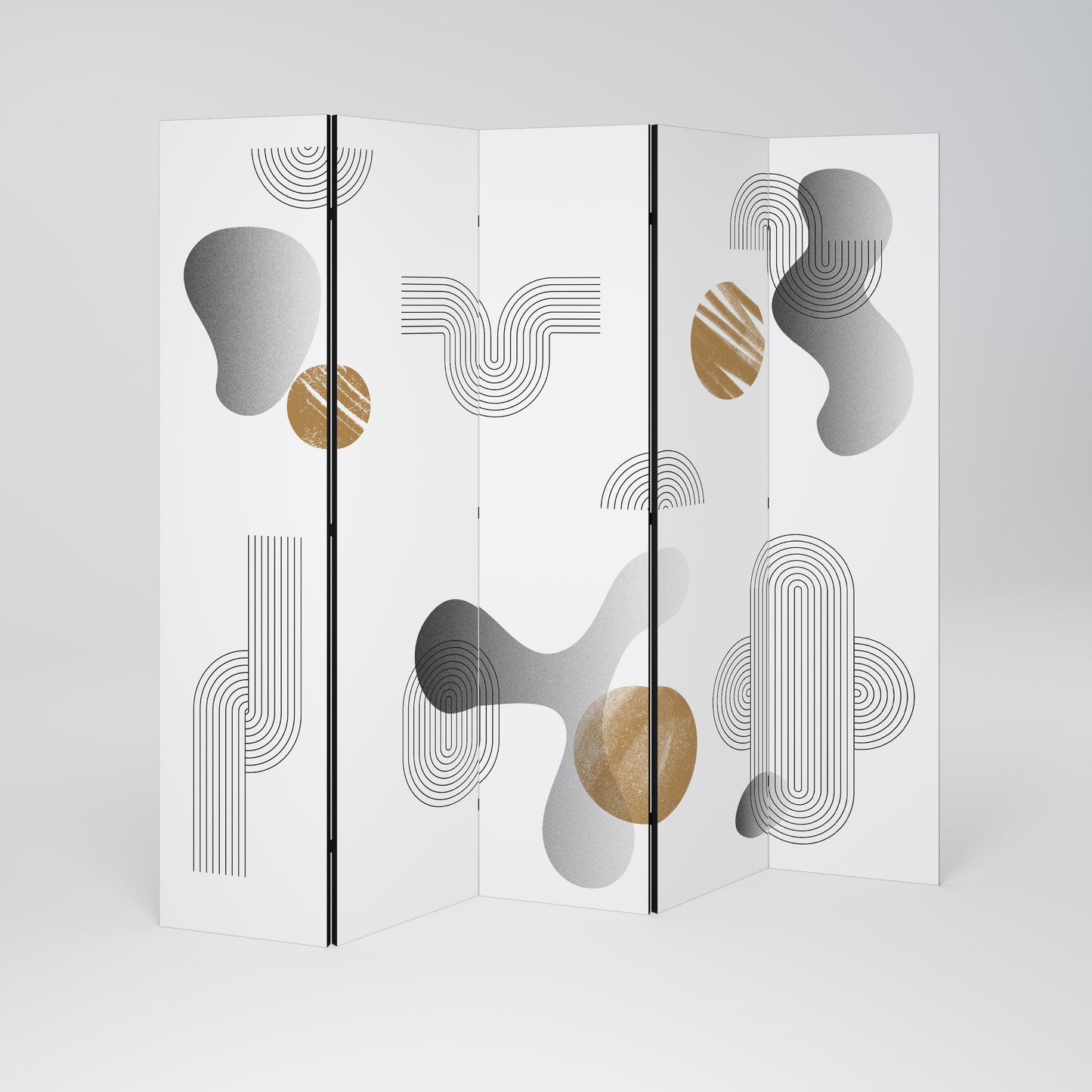 CLEAR CREATIONS 5-teiliger Paravent