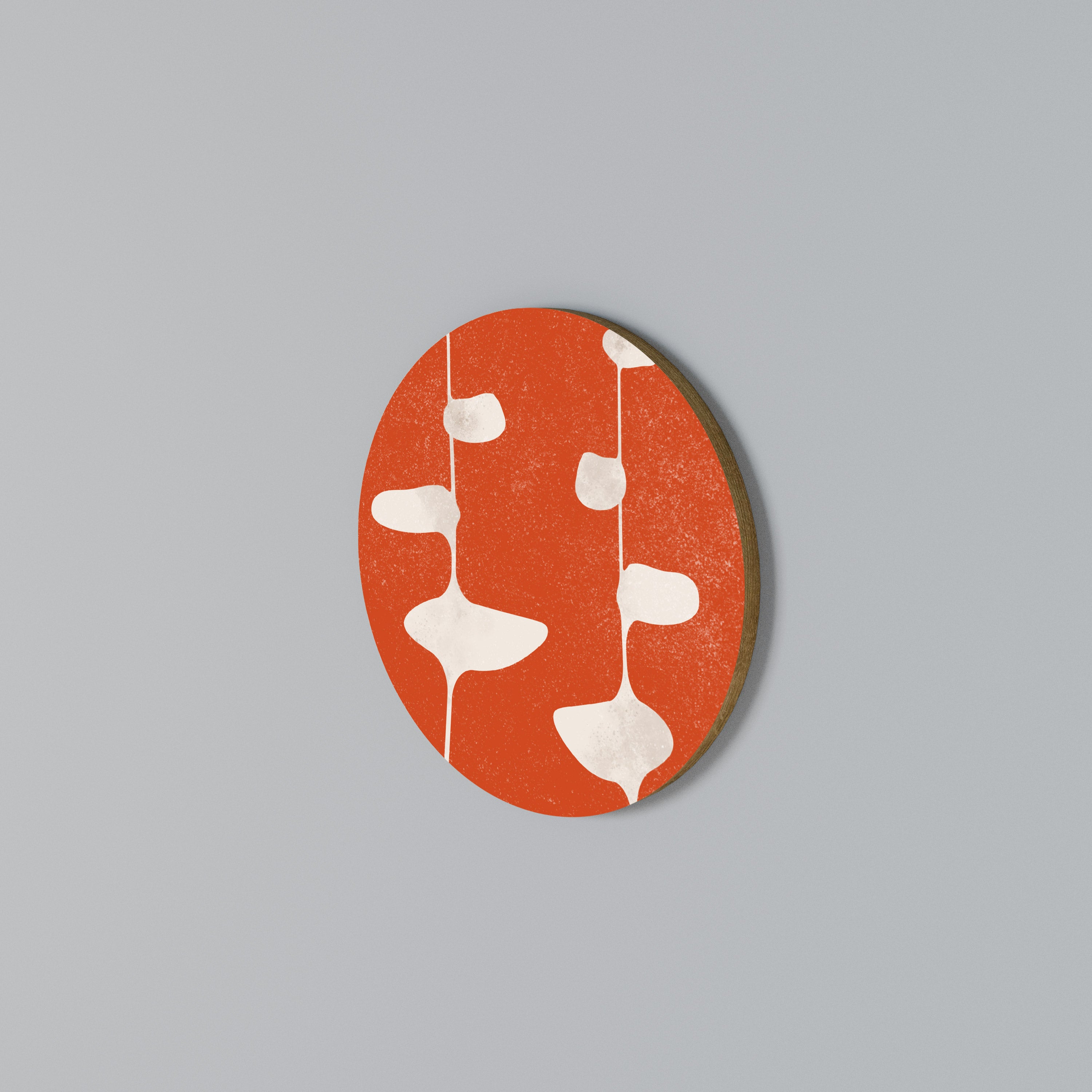 COURAGE MOLD Rundes Wandbild