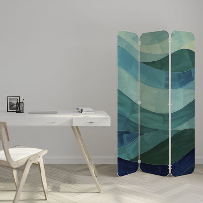 ETERNAL FLOW 3-Panel Plywood Room Divider