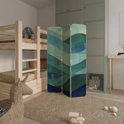 ETERNAL FLOW 3-Panel Plywood Room Divider