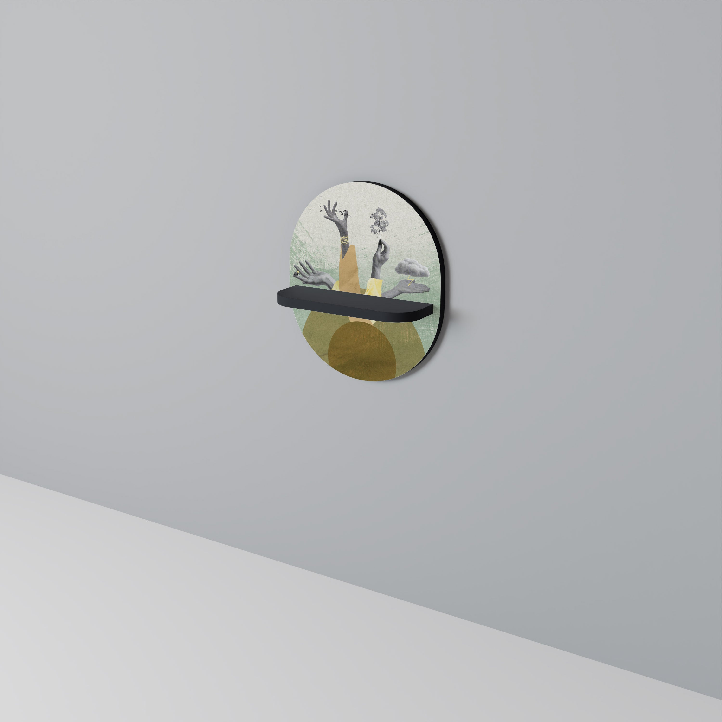 EARTH ELEMENTS Art Shelf