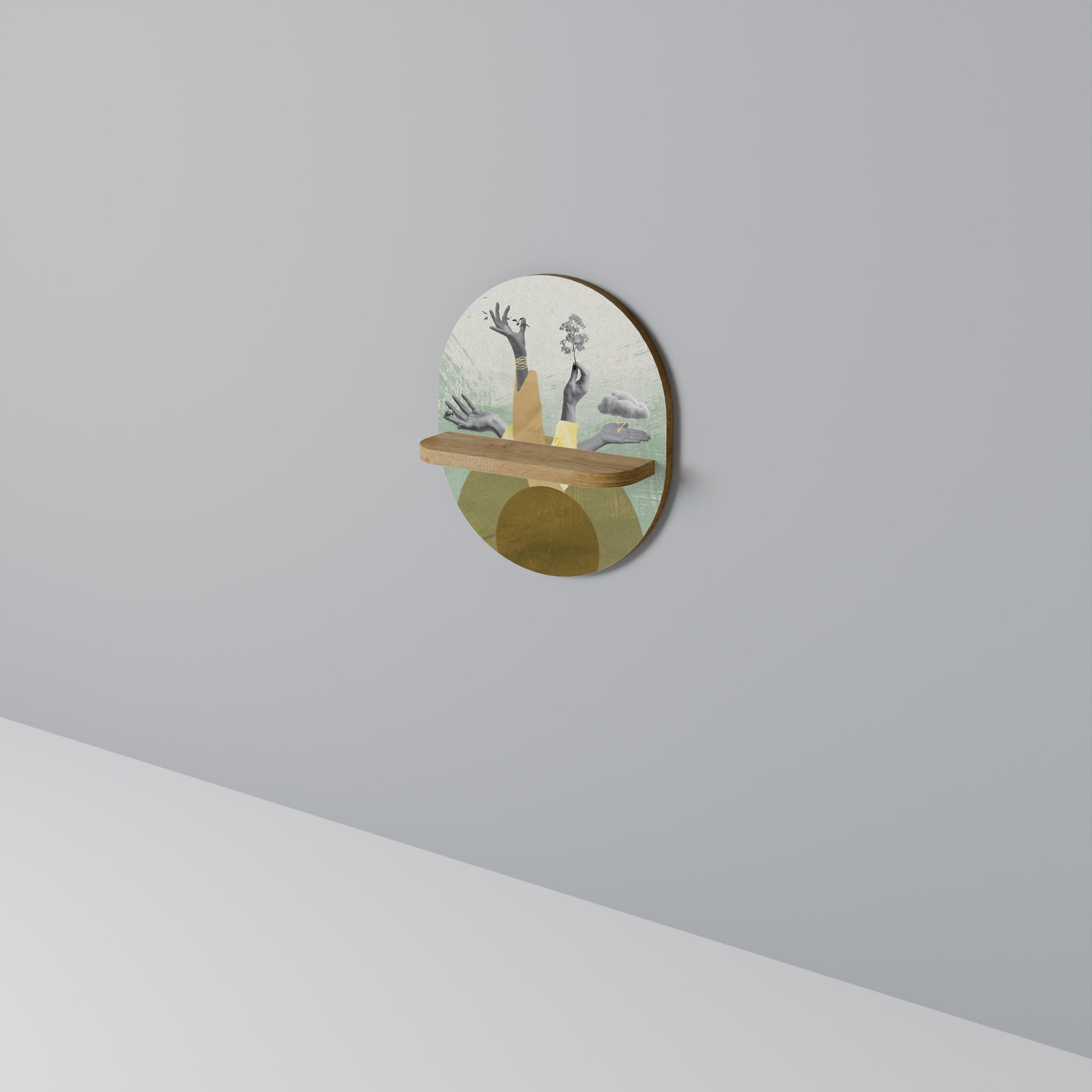 EARTH ELEMENTS Art Shelf