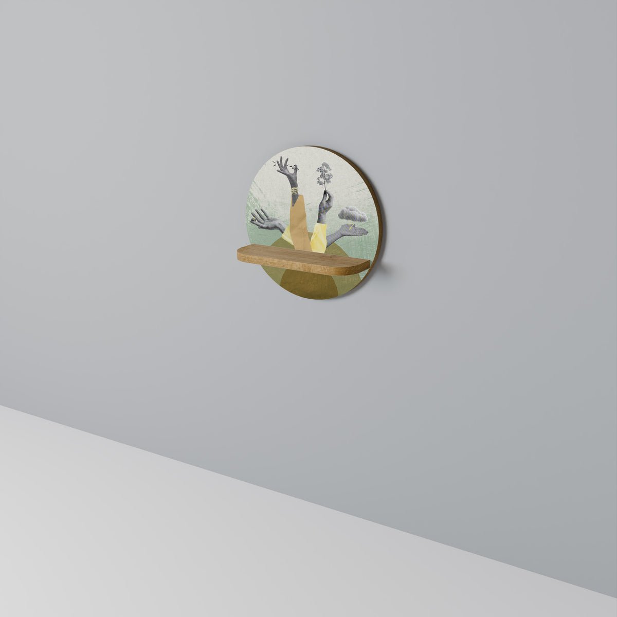 EARTH ELEMENTS Prateleira Artística