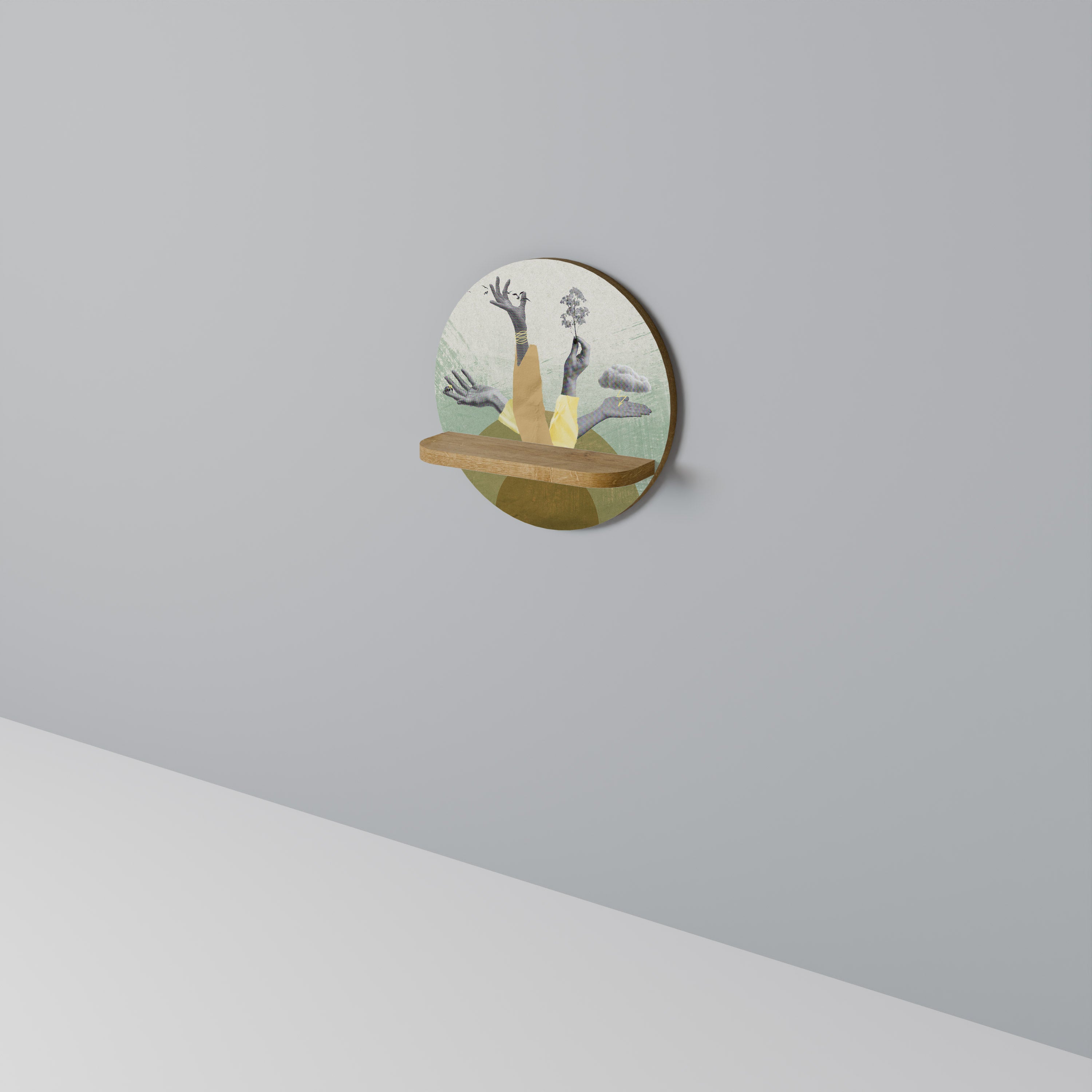 EARTH ELEMENTS Art Shelf