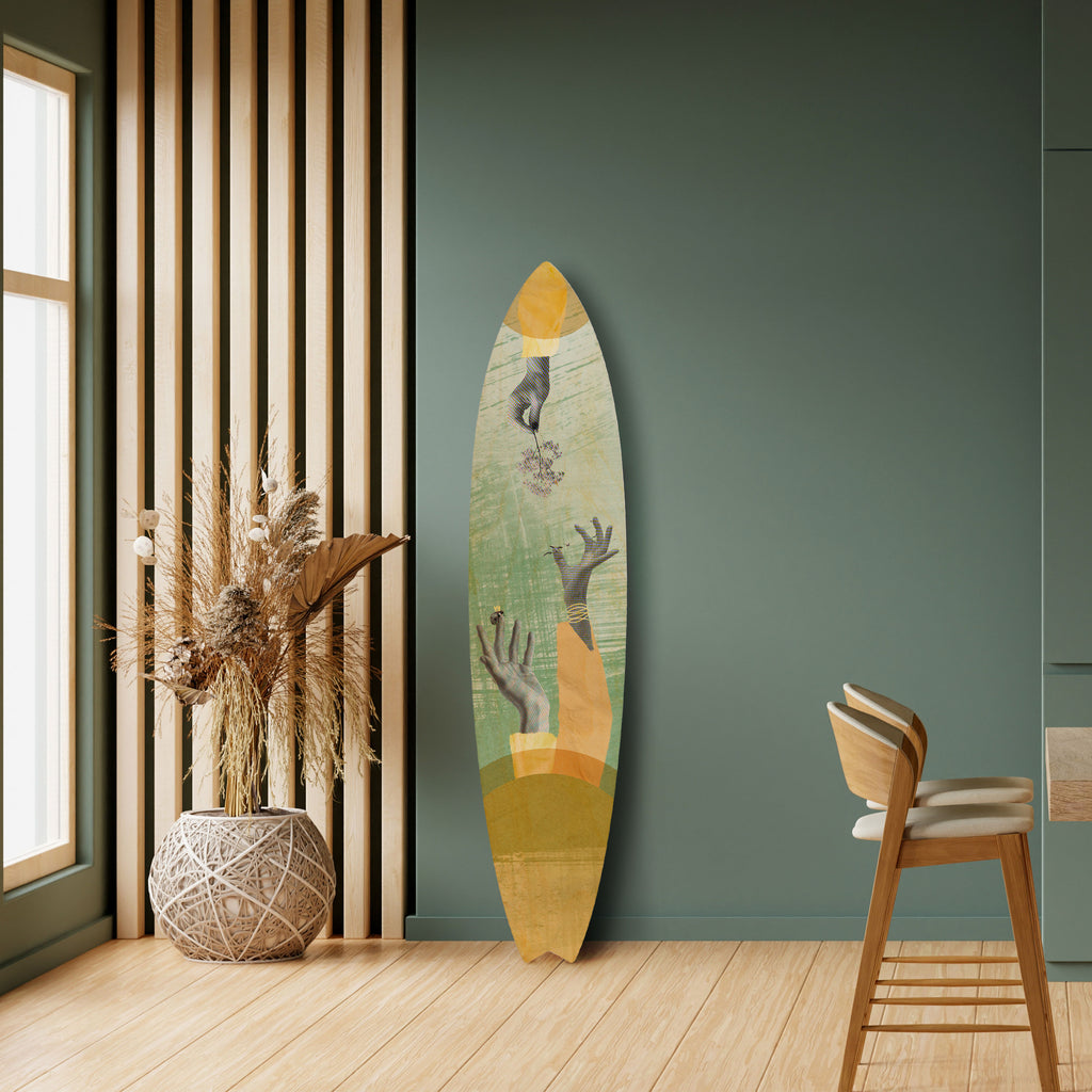 EARTH ELEMENTS Deko-Surfboard