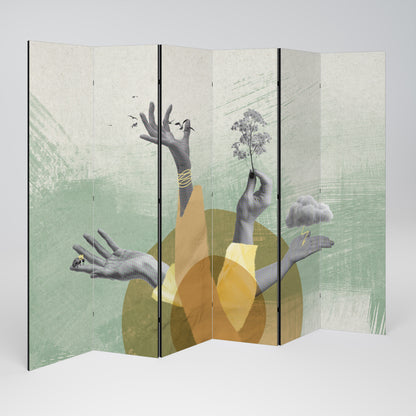 EARTH ELEMENTS Rumsavdelare 6 paneler