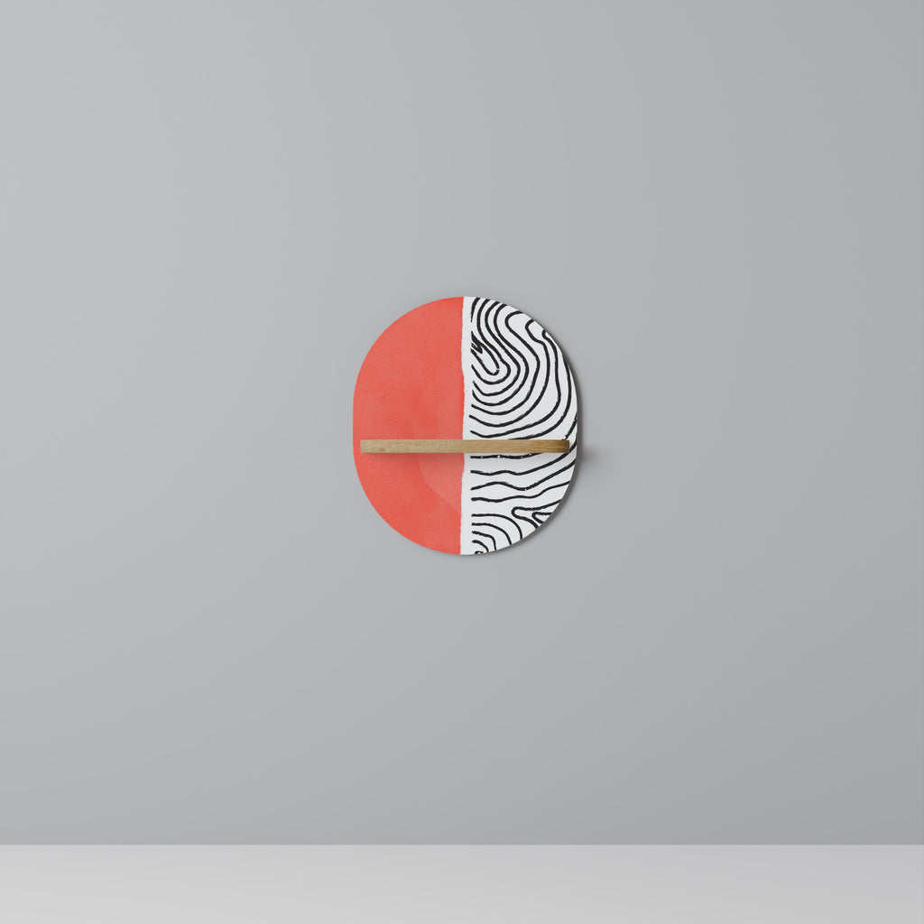 ORANGEY TREASURE Decorative Art Shelf